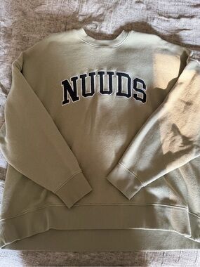 Nuuds Sage Green Crewneck Sweatshirt